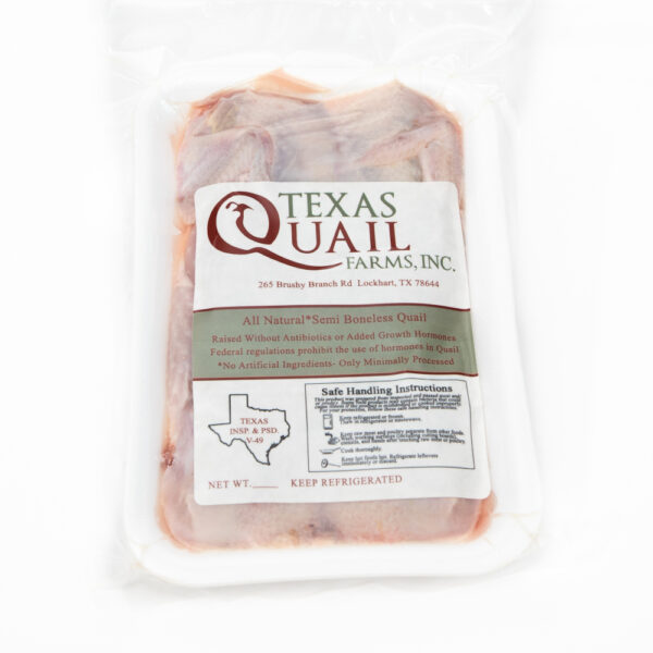 Semi-Boneless Quail - package