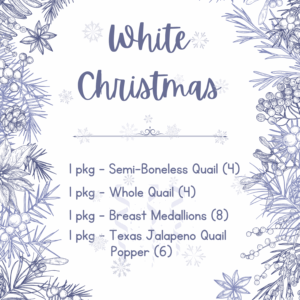 White Christmas Holiday Box